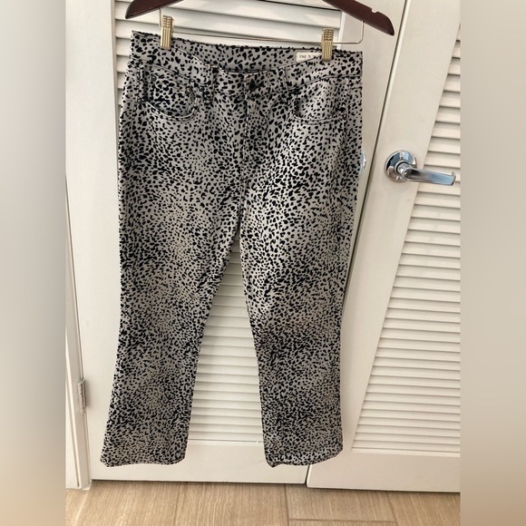 rag & bone Denim - Rag & Bone Hana Jeans Cheetah Print - Gray  - Like New